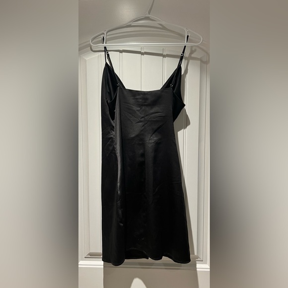 Black Dynamite Leslie Satin Dress - Picture 2 of 3